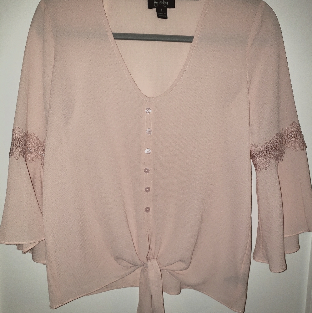 Pink blouse
